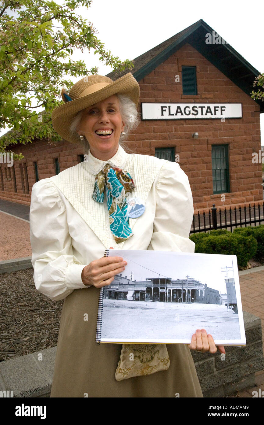 History tour Flagstaff Arizona USA Stock Photo Alamy