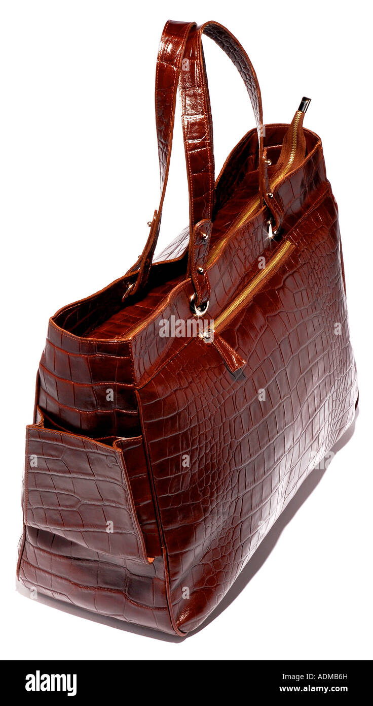 Crocodile skin bag hi-res stock photography and images - Alamy