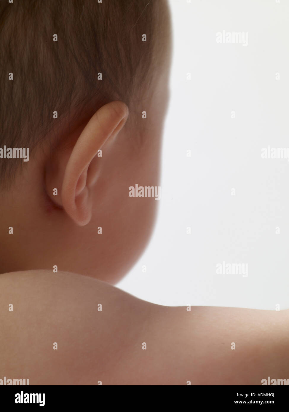 Close up of baby s head rear view Stock Photo - Alamy
