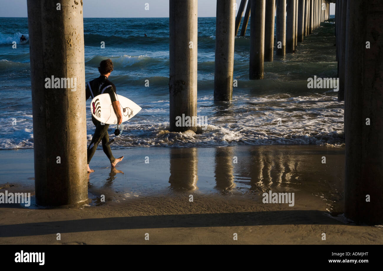 surfer US Open of Surfing Huntington Beach California United States of America Stock Photo