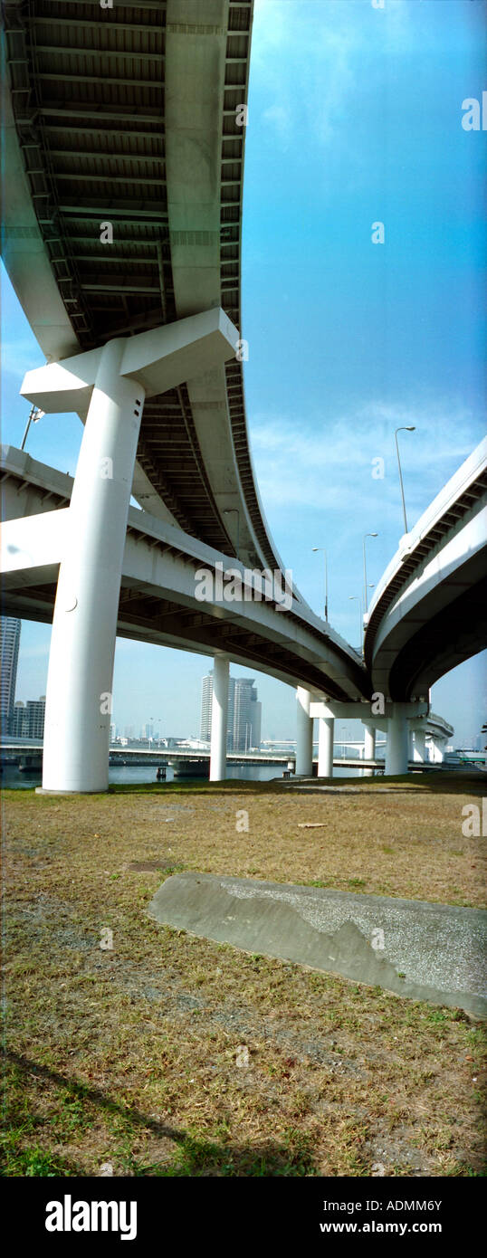 Freeway Low View View of an expressway low angle Stock Photo - Alamy