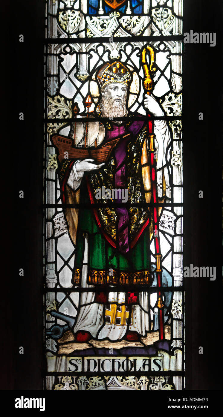 Salisbury Wiltshire England Church of St Thomas Becket  Saint Nicholas Stock Photo