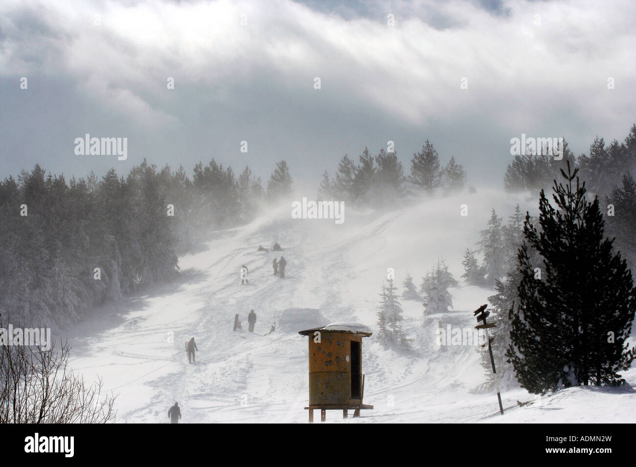 Poster with winter landscape hi-res stock photography and images - Alamy