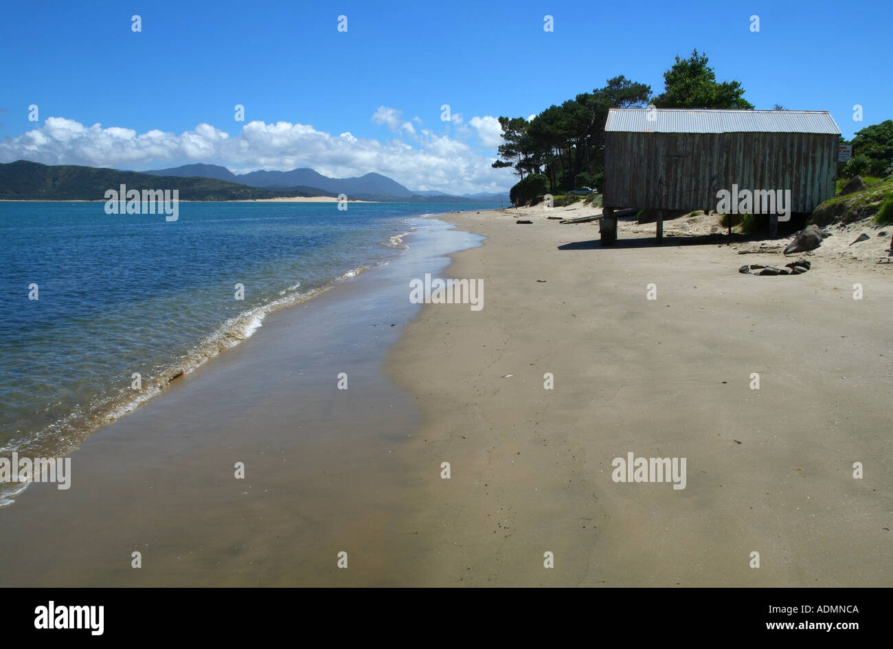 Beach Hut Stock Photo