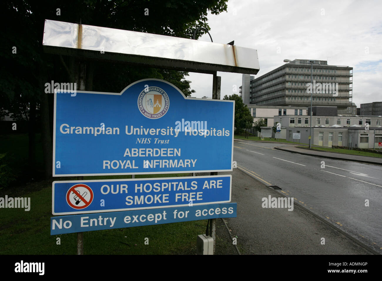 Hospital of Aberdeen Royal Infirmary in Aberdeen, Scotland, UK Stock ...