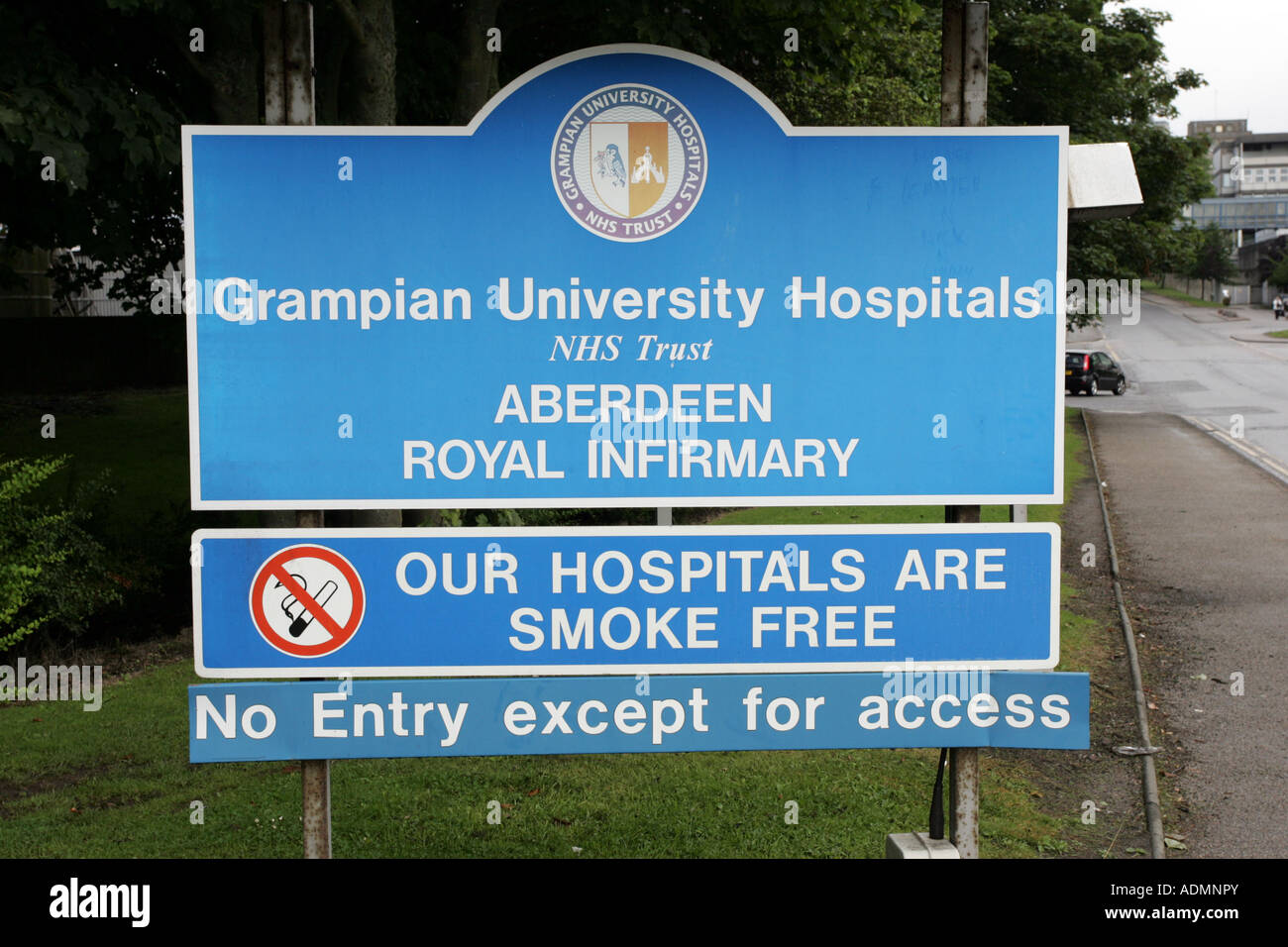 Hospital of Aberdeen Royal Infirmary in Aberdeen, Scotland, UK Stock