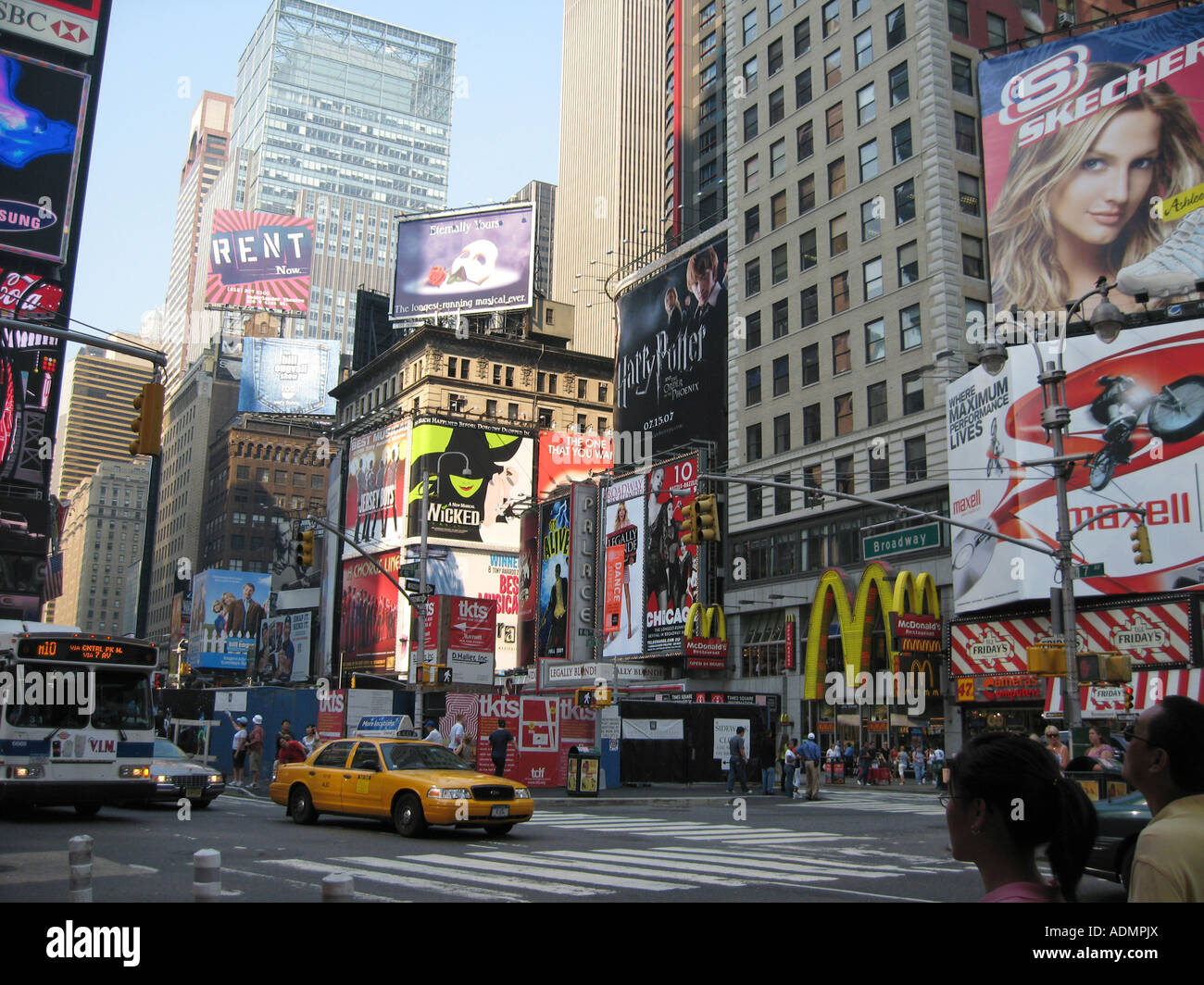 Time Square in New York City Stock Photo - Alamy