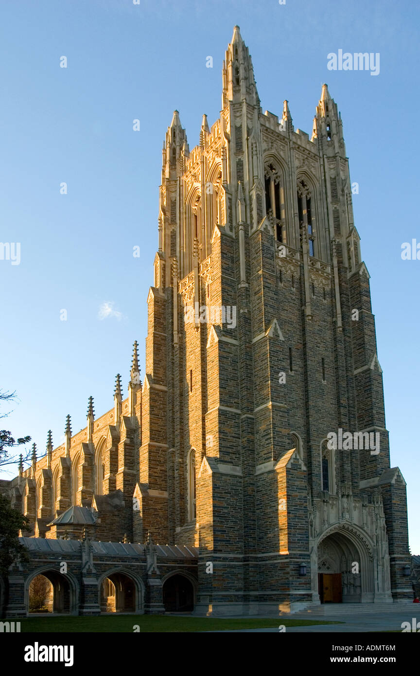 Duke Chapel, Duke University, Durham, North Carolina Stock Photo
