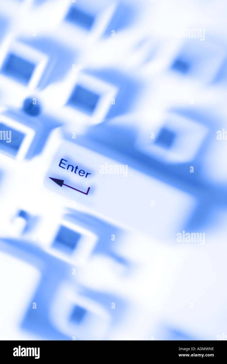 Enter key computer keyboard hi-res stock photography and images - Alamy