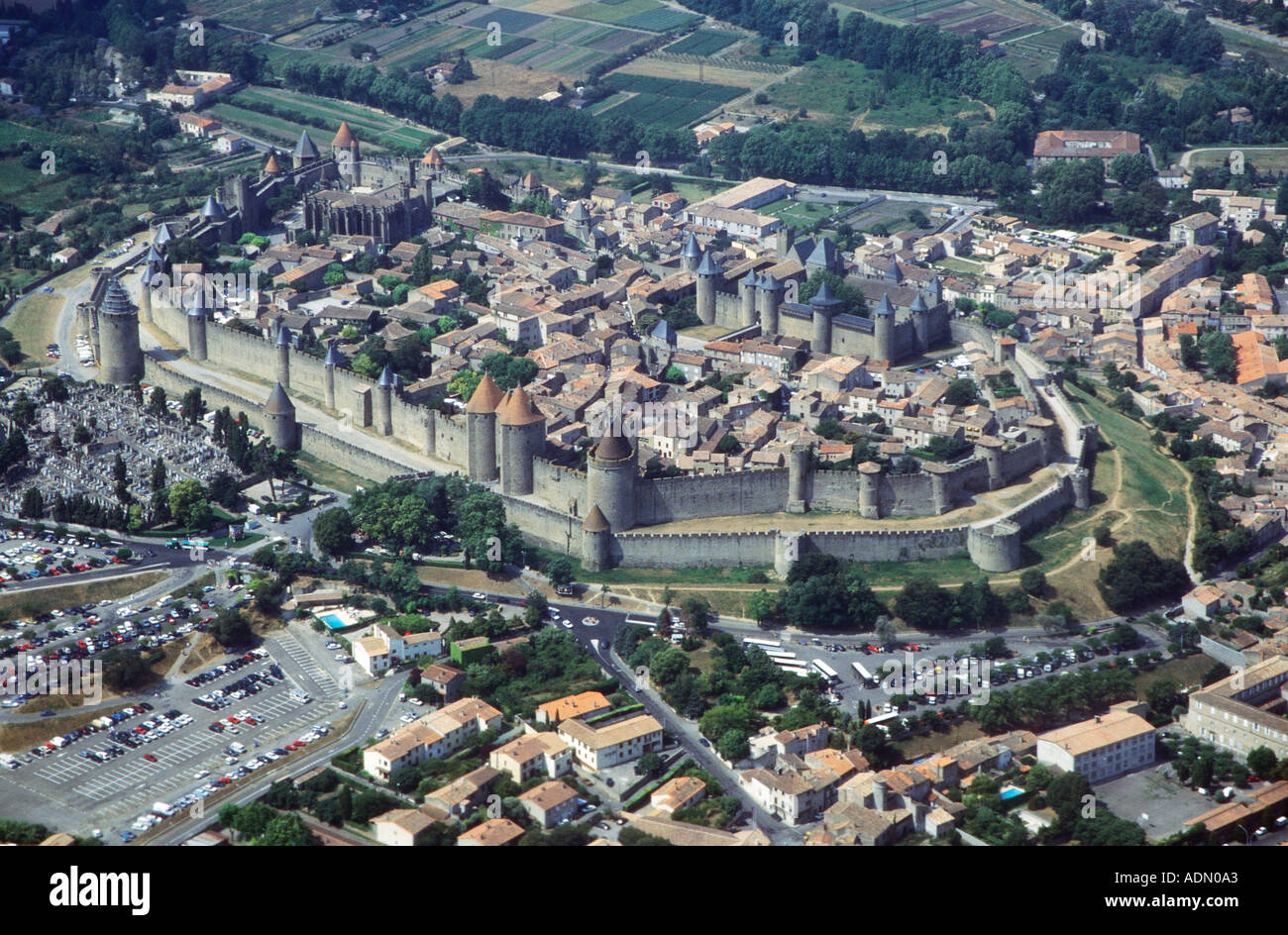 Carcassonne Aerial High Resolution Stock Photography and Images - Alamy