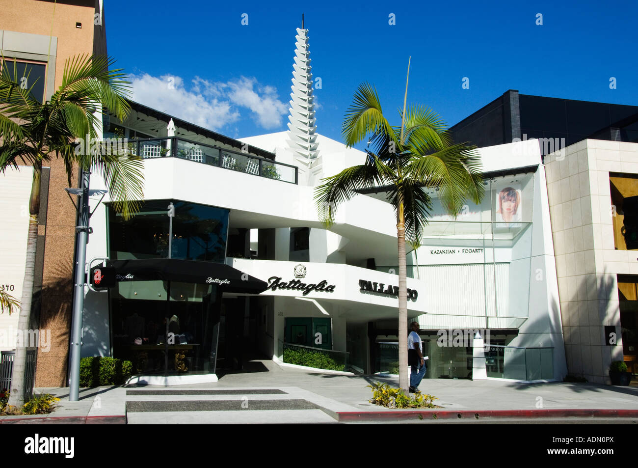 USA Los Angeles Designer Boutiques in Beverley Hills Stock Photo
