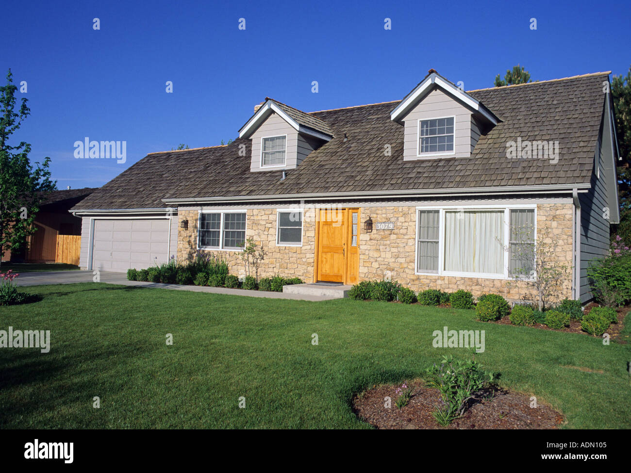 Upper middle class housing in Boise Idaho Stock Photo Alamy