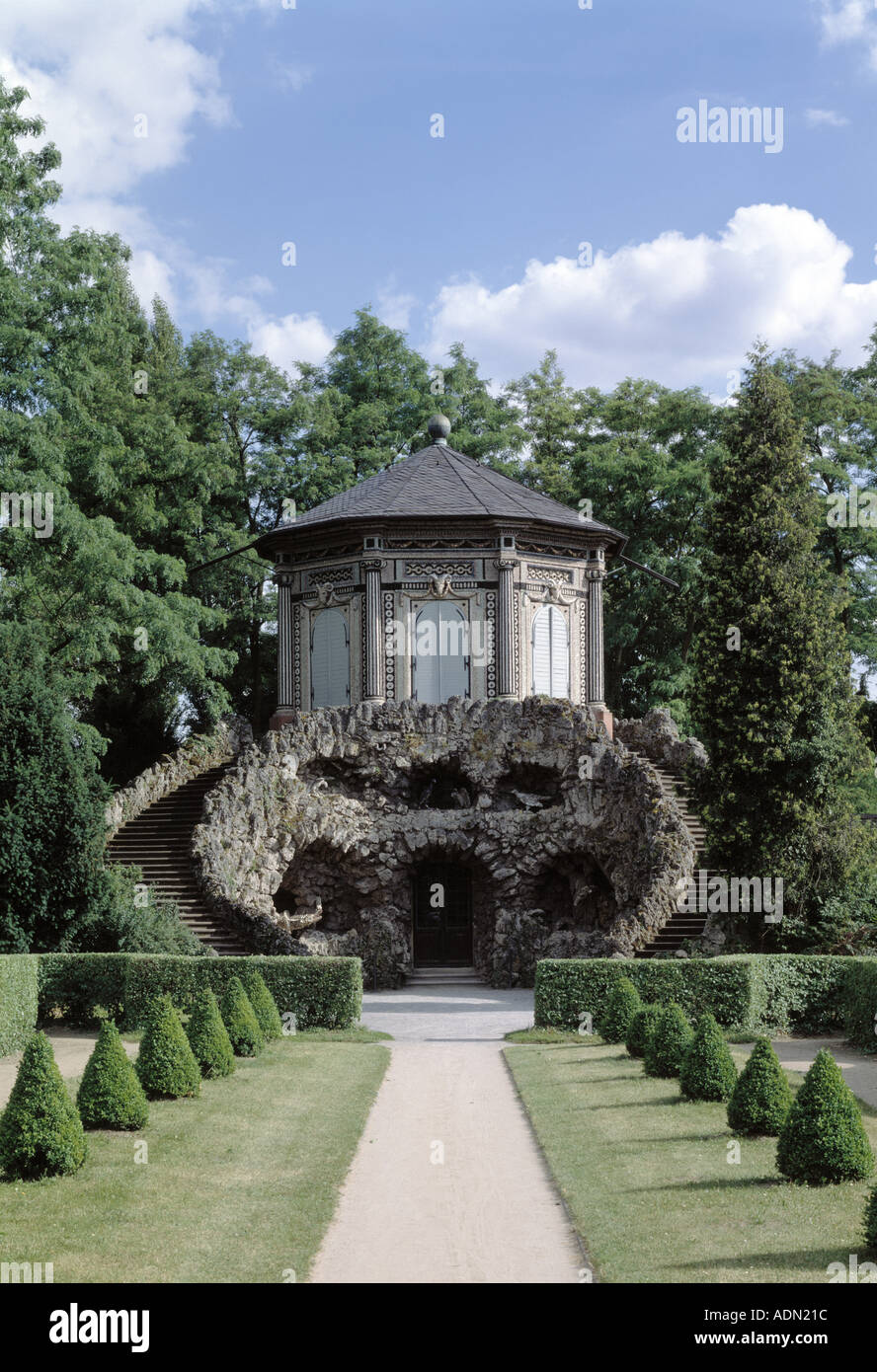 Veitshochheim Schlossgarten Grottenhaus Stock Photo 2495003 Alamy