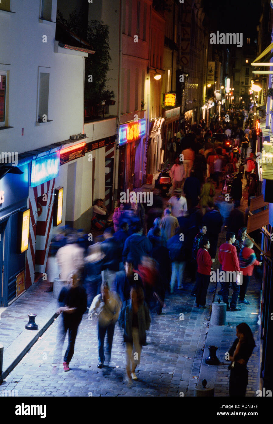 Rue de lappe paris hires stock