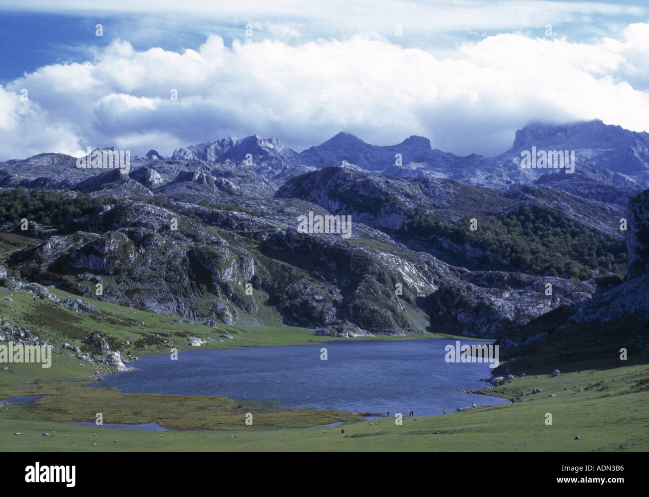 Picos de Europa, Gletschersee Ercina, Stock Photo