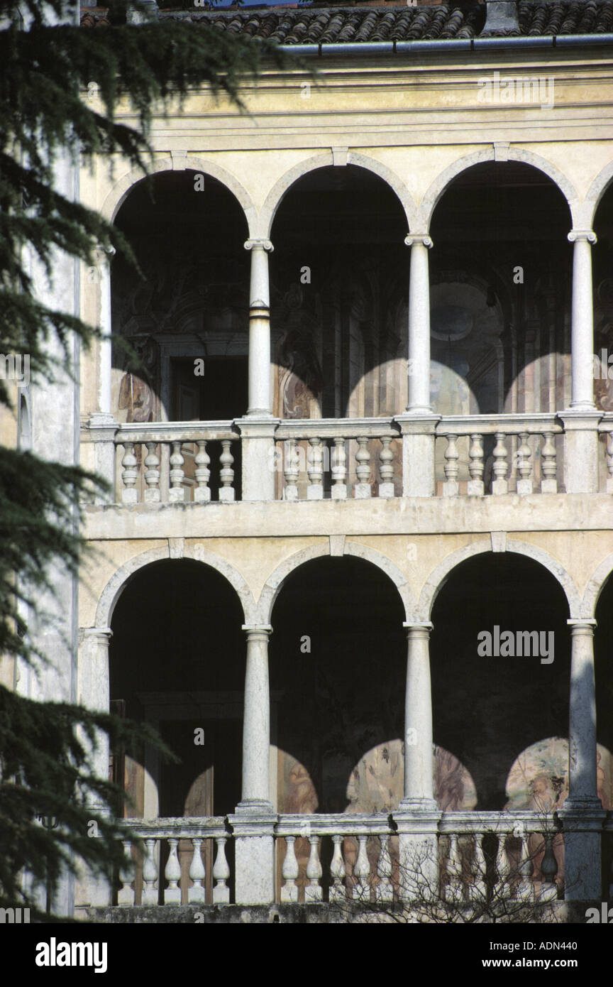 Casella d' Asolo, Villa Rinaldi, Detail Stock Photo