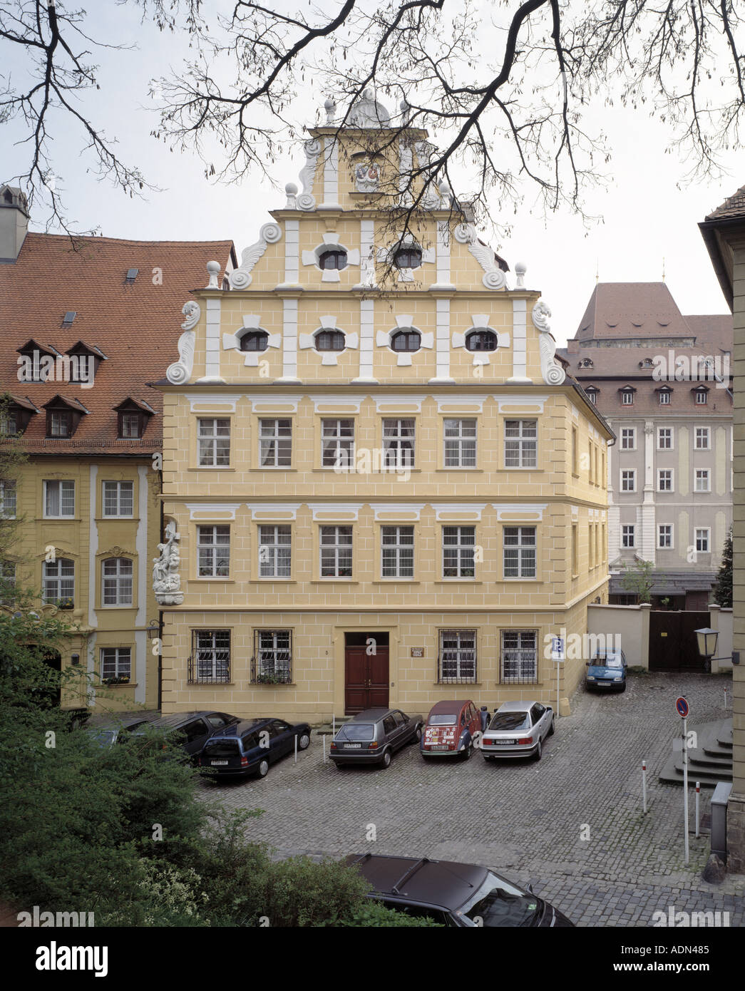 Bamberg, Alter Ebracher Hof, Klosterkurie der Ebracher Zisterzienser, erbaut um 1680 Stock Photo