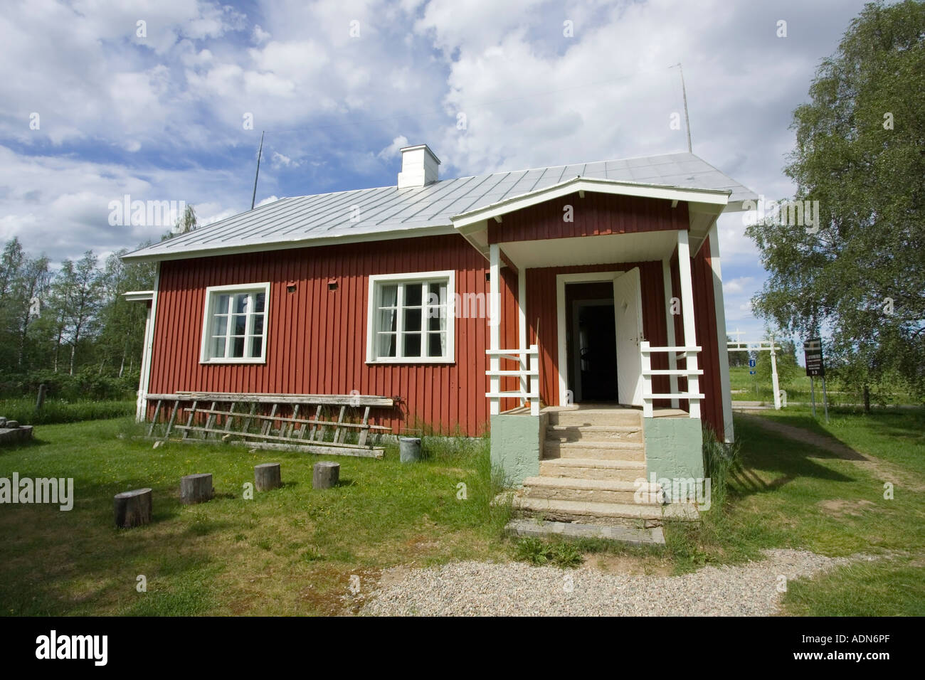 The Border guard museum at Raate road, Finland Stock Photo