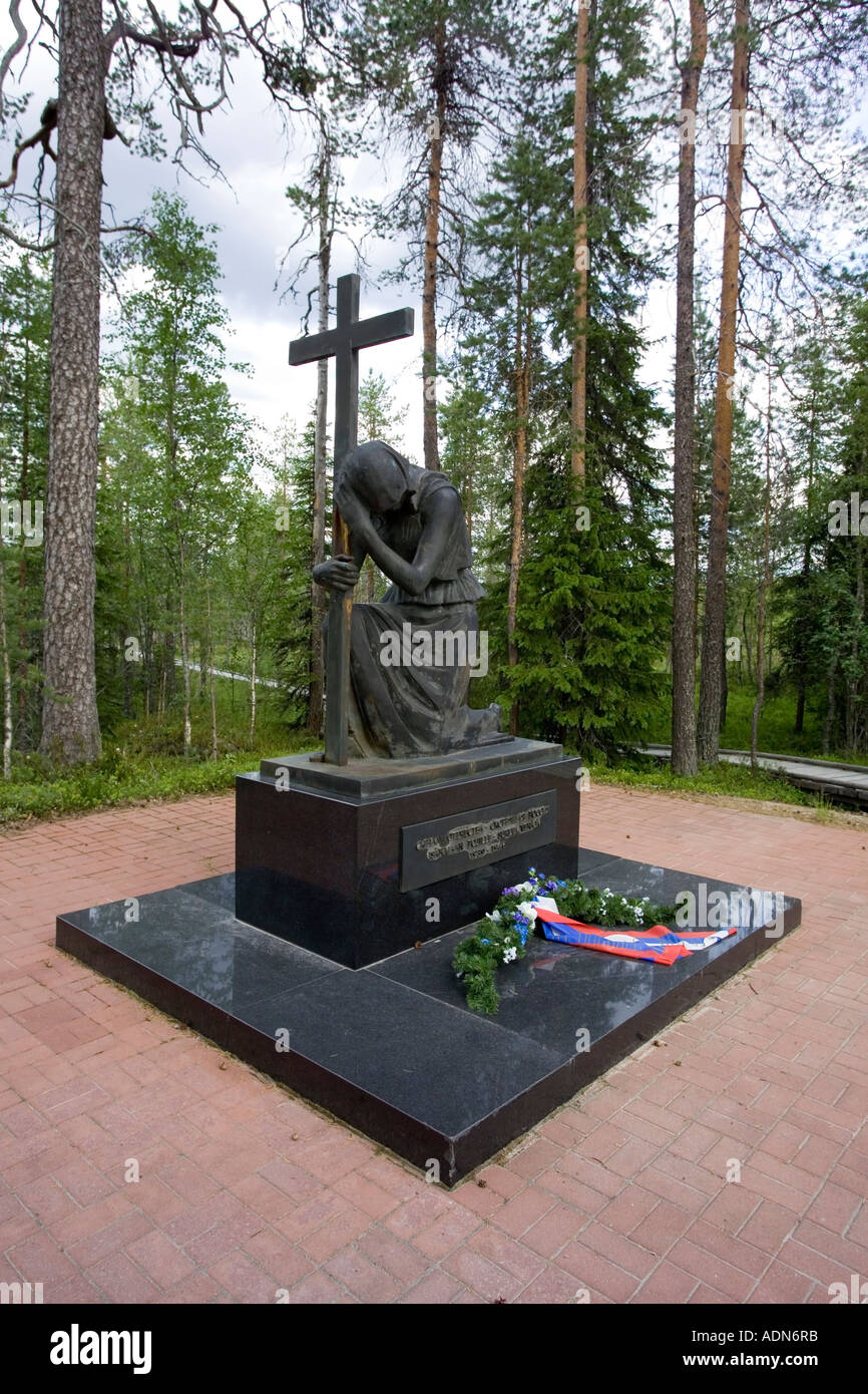 Russian memorial, Raate road Stock Photo