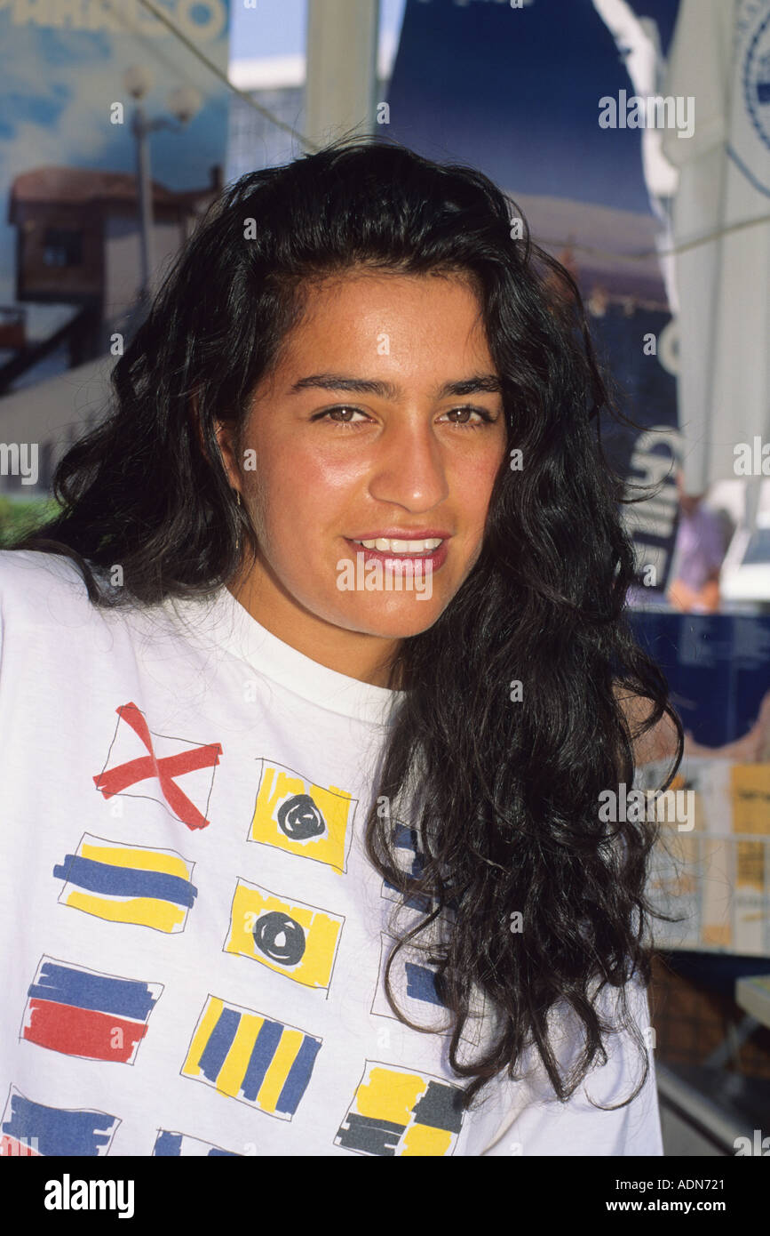 A portrait of a teen girl in Chile Stock Photo Alamy