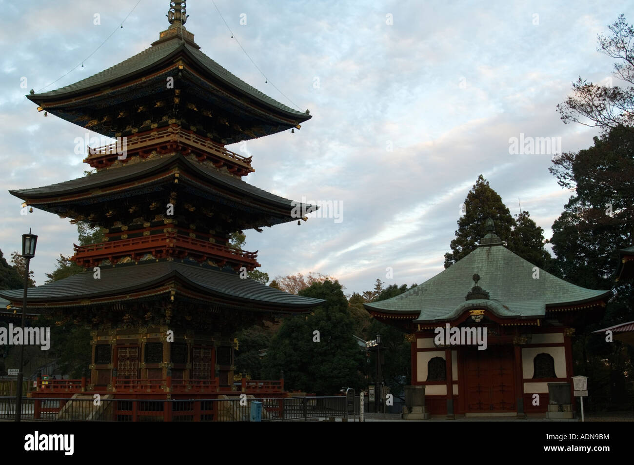 Narita san temple Narita town Japan Asia pagoda at Narita san temple Narita town Japan Asia Stock Photo