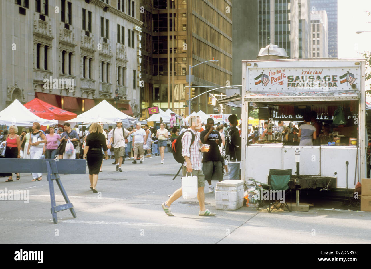 New York City Street Fair NYC USA Stock Photo Alamy