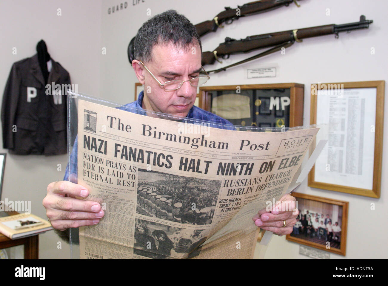 Alabama, AL, South, Aliceville, Camp Aliceville Museum, history Stock