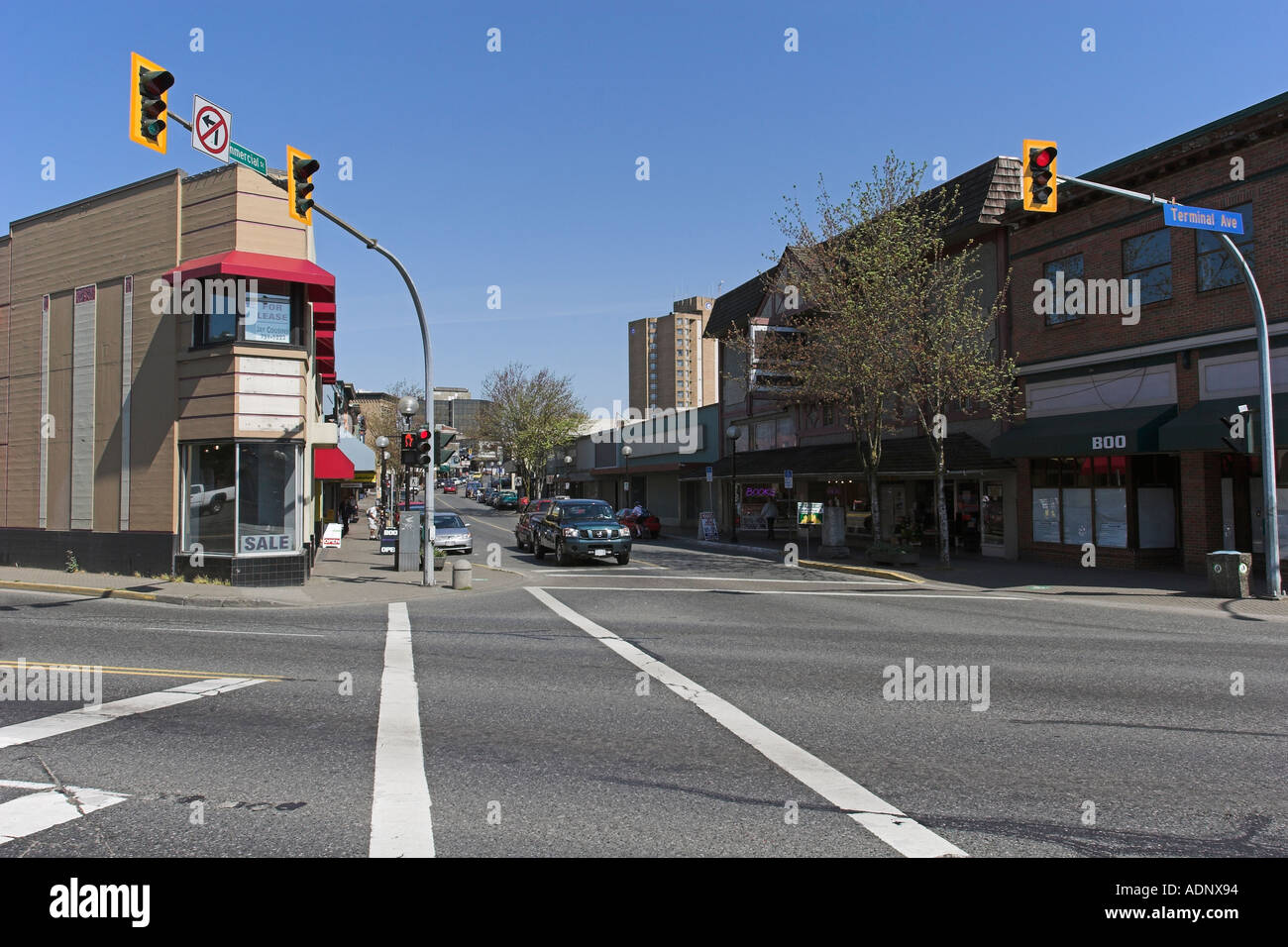 Terminal Avenue and Commercial Street Nanaimo Vancouver Island British