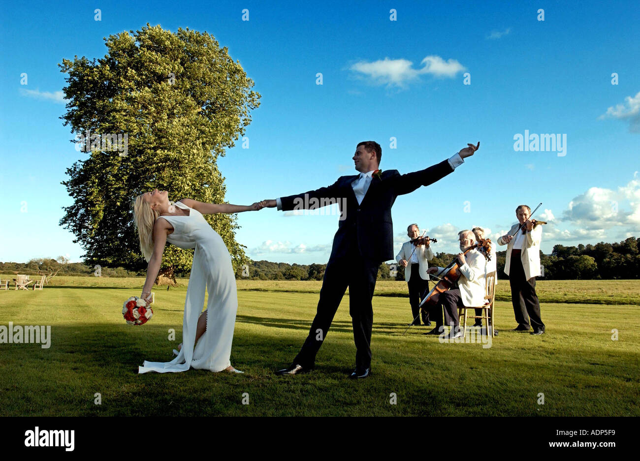 Wedded bliss Stock Photo