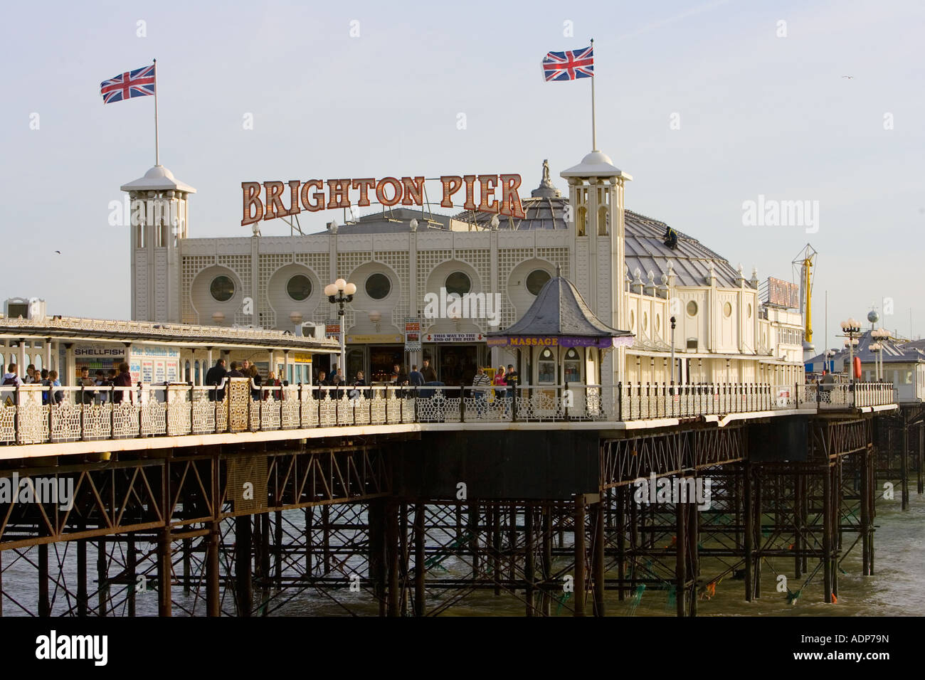 Brighton Pier England United Kingdom Stock Photo