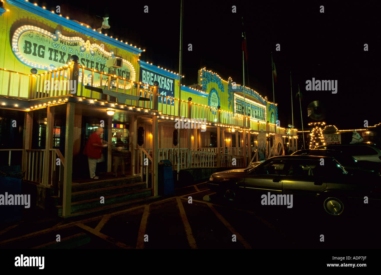 famous restaurant Big Texan Steak Ranch Amarillo Texas USA Stock Photo