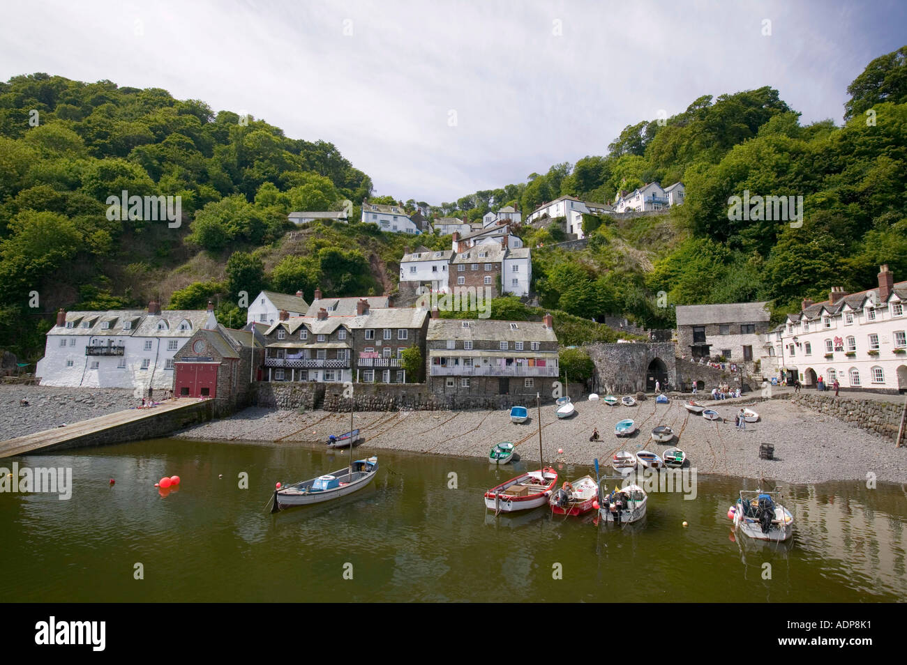 the picturesque village of clovelly, North Devon, UK Stock Photo - Alamy