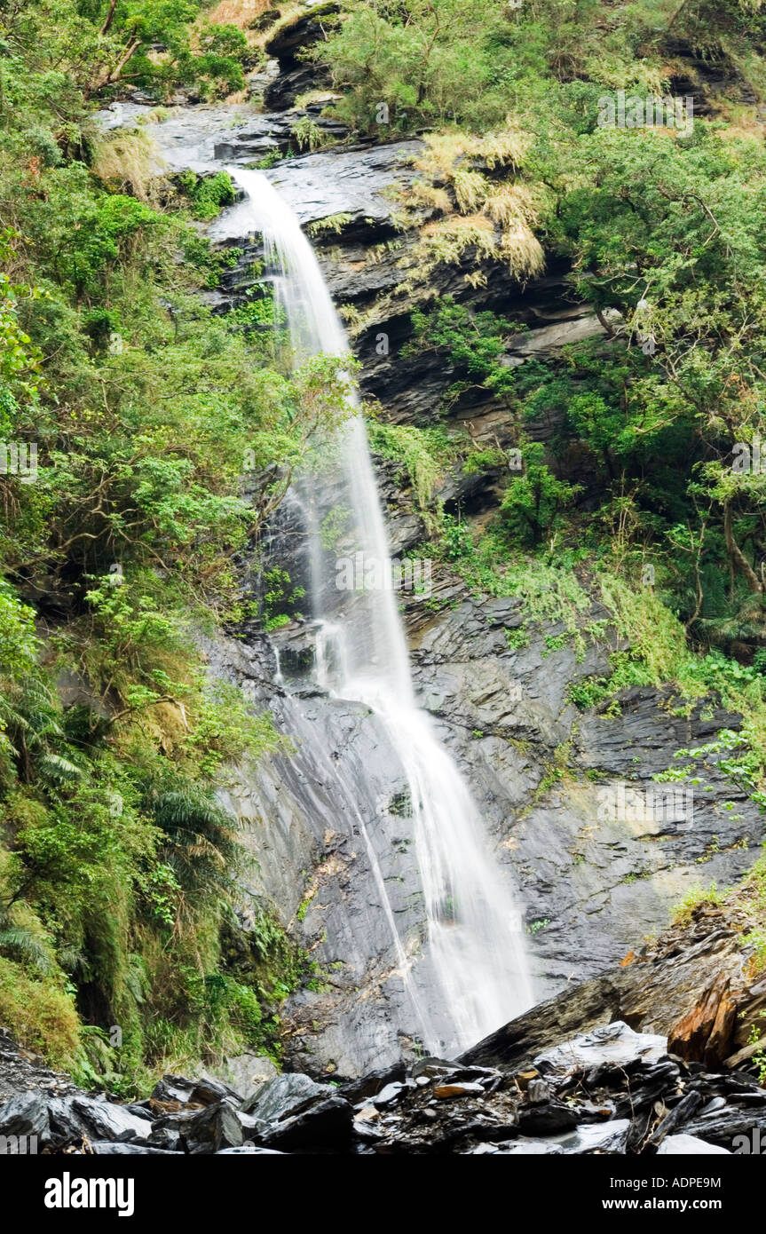 Meiya waterfall valley scenery Maolin Kaoshiung County Taiwan China Stock Photo