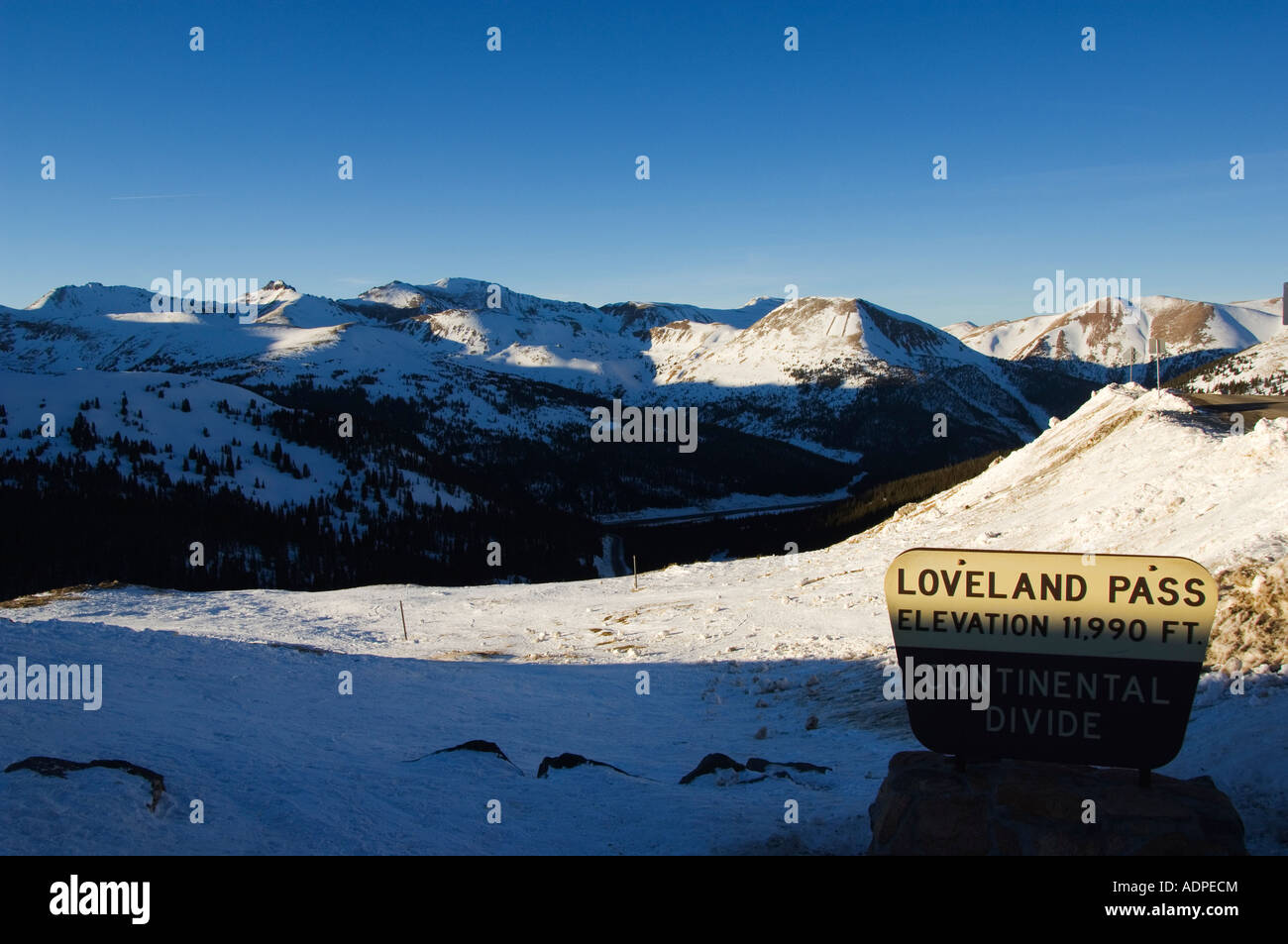 USA Colorado The Continental Divide Stock Photo Alamy