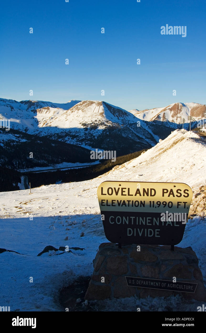 USA Colorado The Continental Divide Stock Photo Alamy