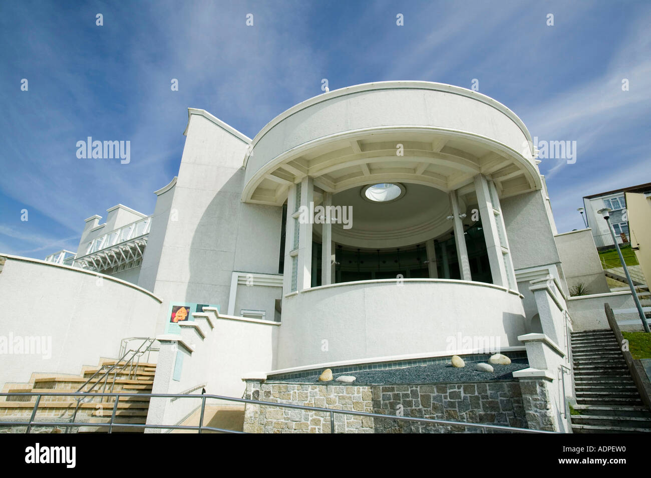 The new Tate Gallery at St Ives, Cornwall, UK Stock Photo