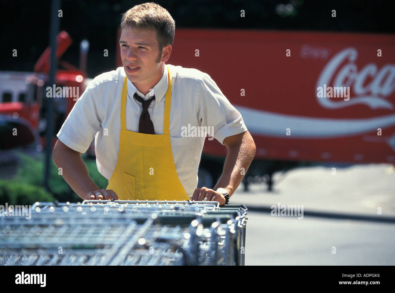 Grocery clerk hires stock photography and images Alamy