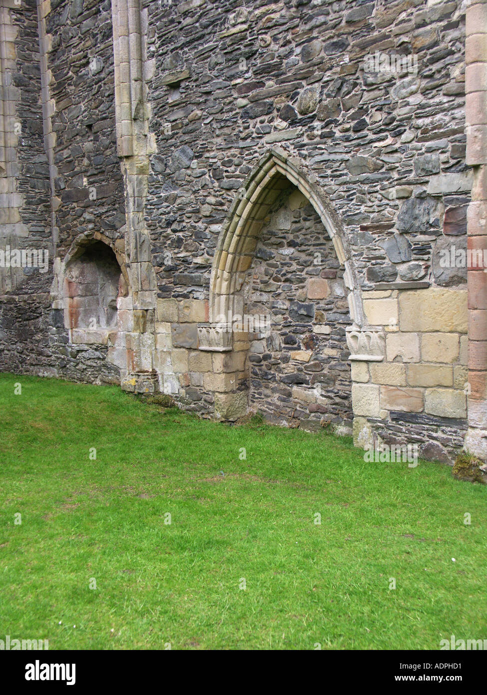 Ruins of Valle Crucis Abbey Stock Photo Alamy