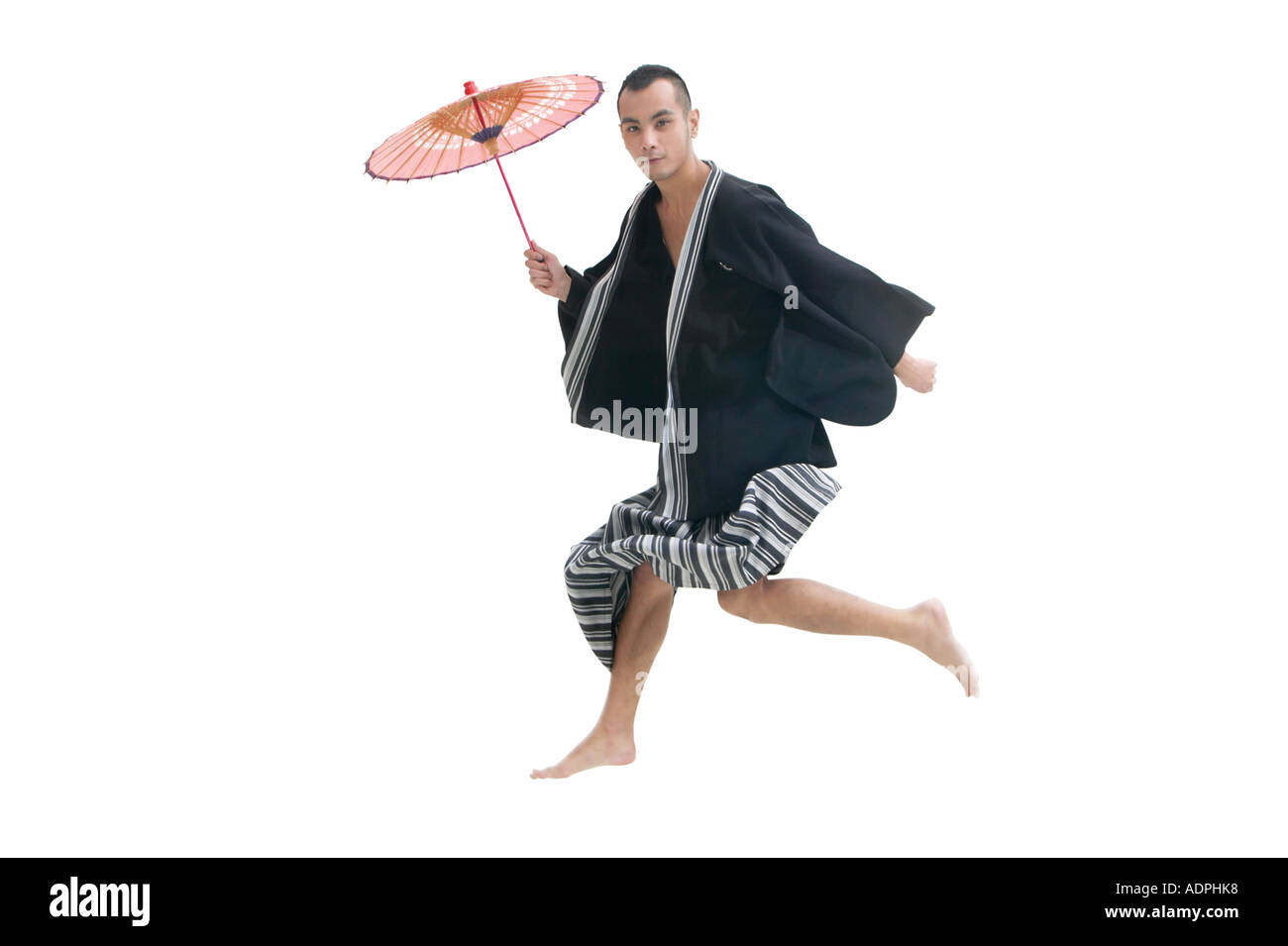 Man Running Side View Barefoot High Resolution Stock Photography and ...