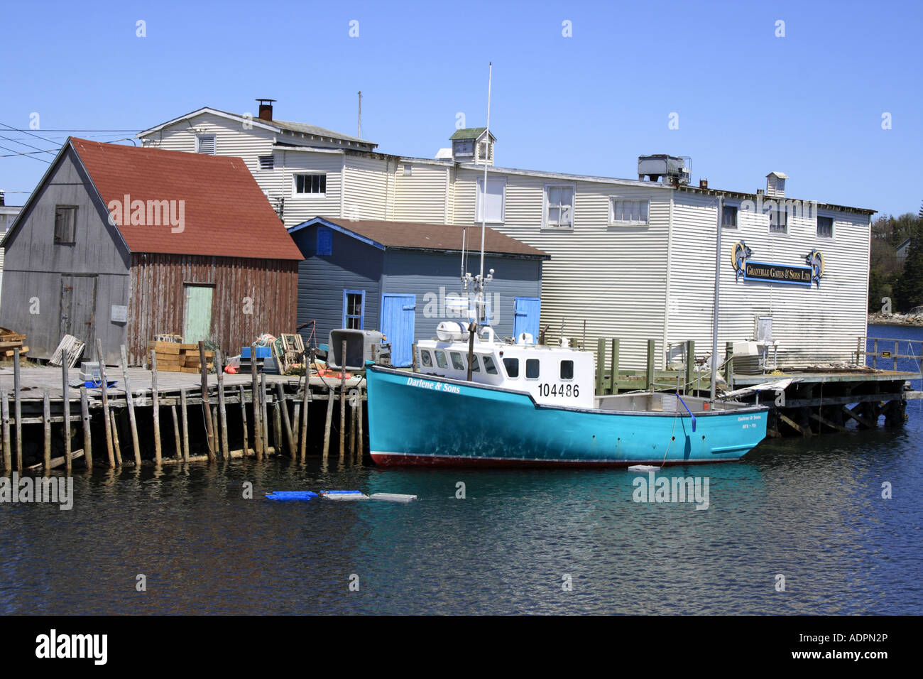 fishing village of Blandford, Mahone Bay, Nova Scotia, Atlantic Canada