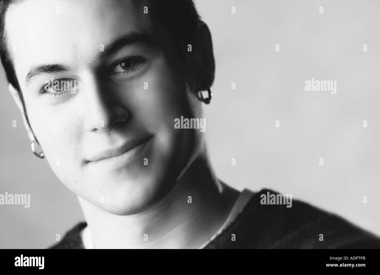 Portrait of Teenage Boy Stock Photo - Alamy