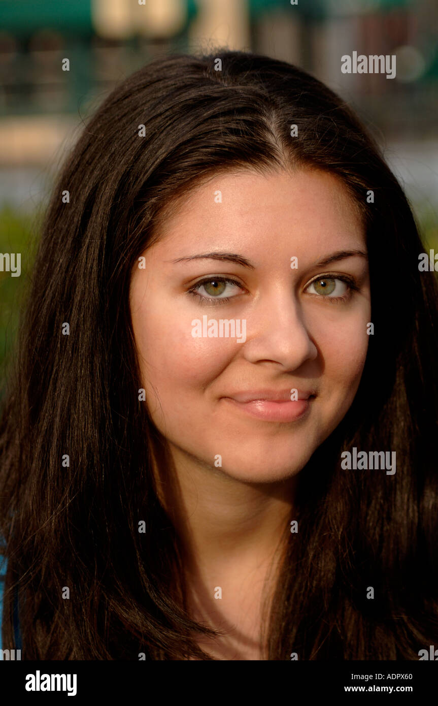 Cheerful black female teen hi-res stock photography and images - Alamy