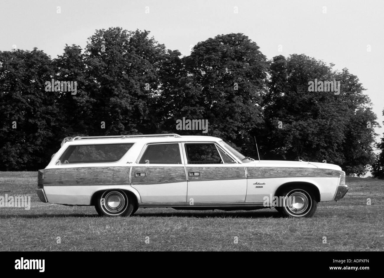 AMC Ambassador Brougham Station Wagon of 1971 Stock Photo
