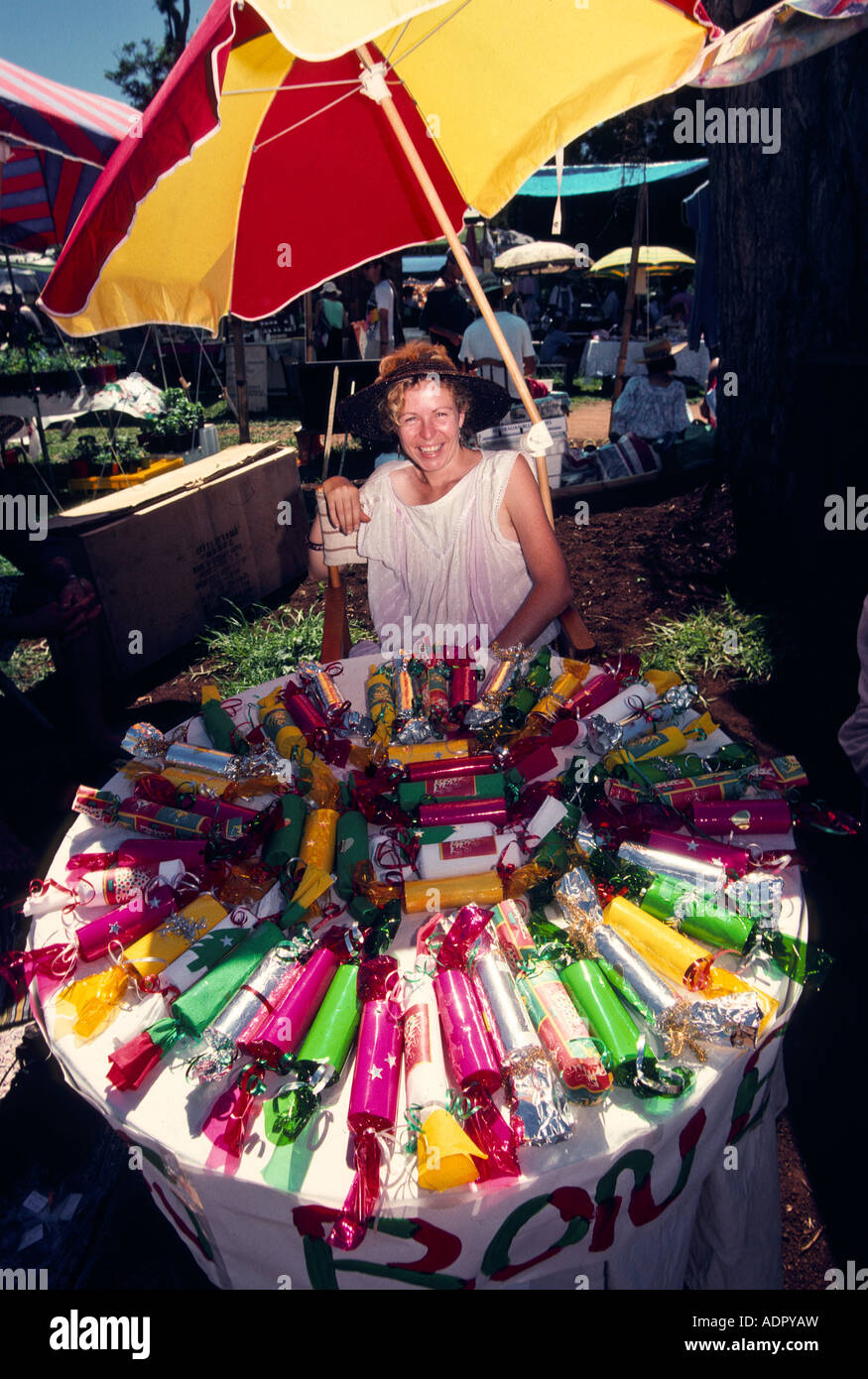 Saturday market Australia Stock Photo