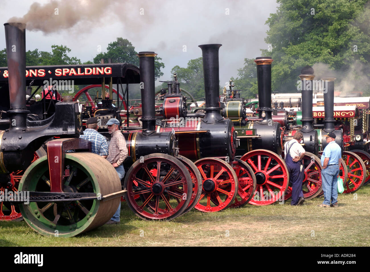 Steam traction engine rally steam fayre Victorian agriculture history