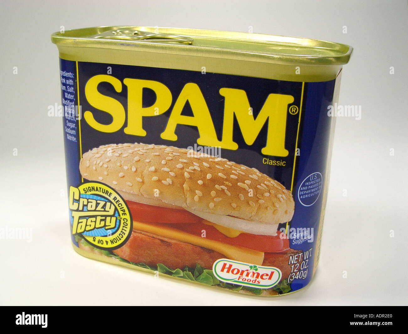 Spam canned meat Stock Photo Alamy