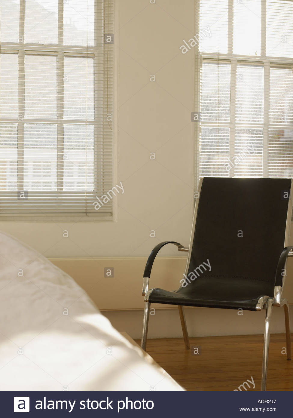 Venetian Blind Bedroom Stock Photos & Venetian Blind Bedroom Stock