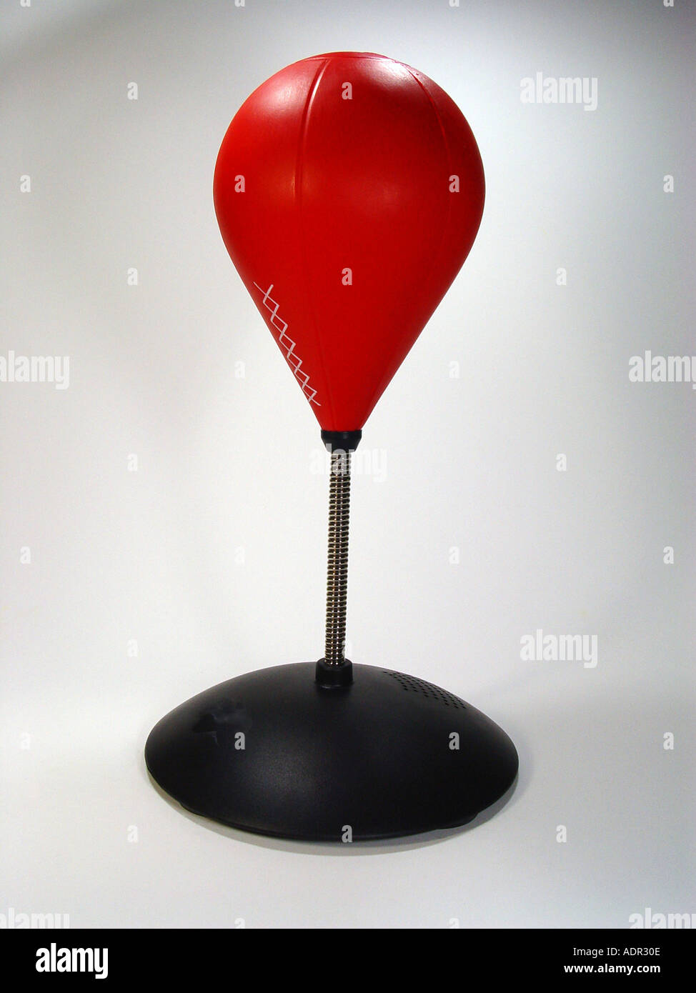 Punching ball as symbol for aggression dismantling force Mobbing etc Stock Photo