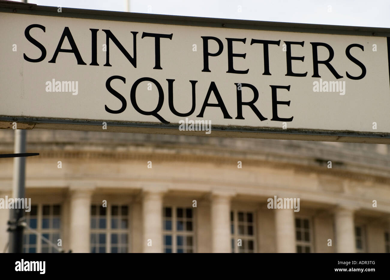 Saint Peters Square Manchester Stock Photo Alamy