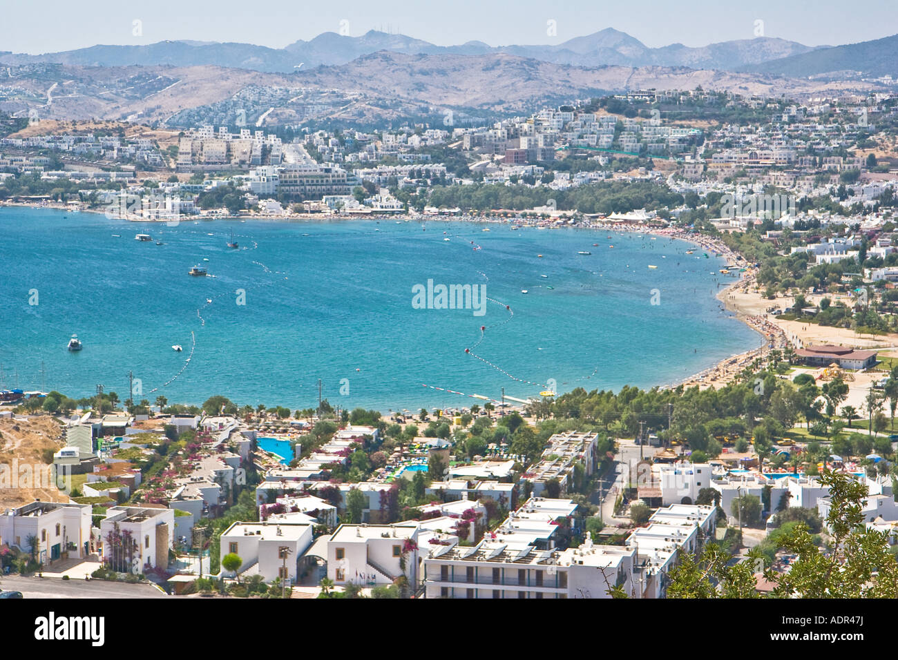 Overview of bay in Gumbet Turkey Stock Photo 13476821 Alamy